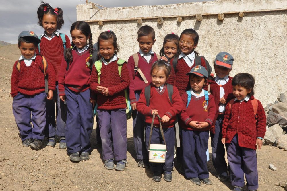 Rencontre enfants ladakhis école