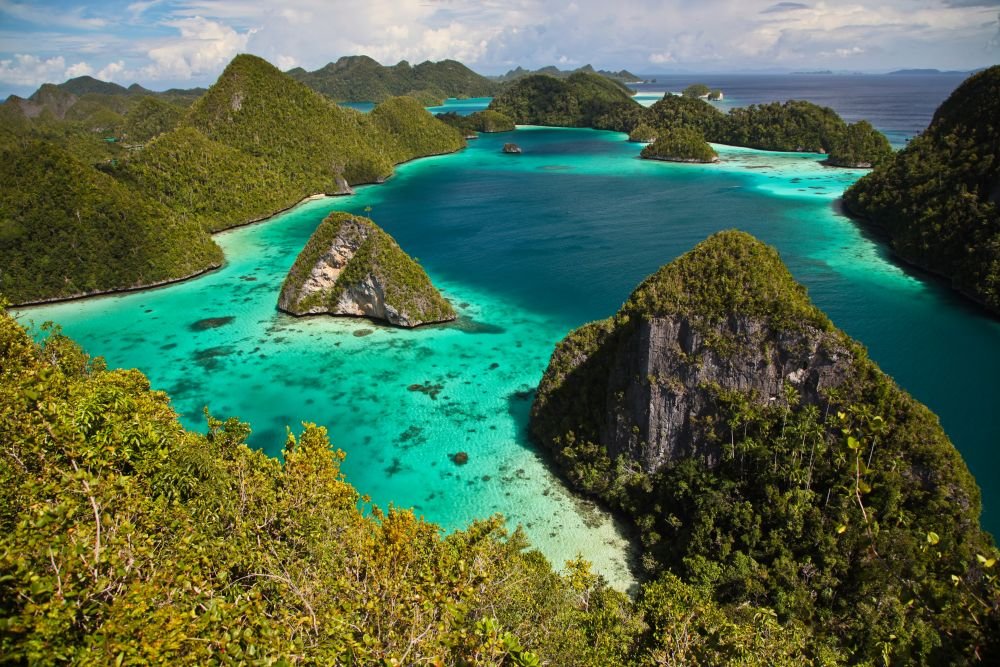 Papouasie, Raja Ampat formation karstique