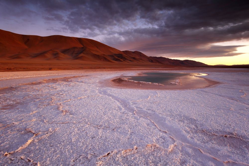 Ojo de mar, Tolar Grande, Argentine