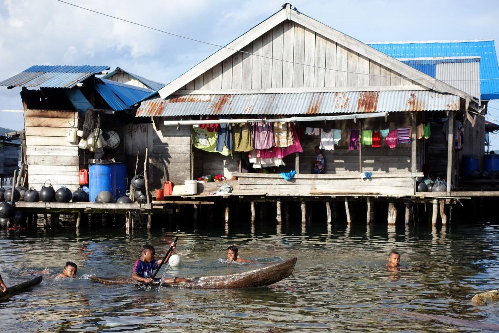 Papouasie, Raja Ampat village de pecheur