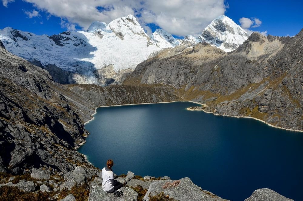 Laguna Cullicocha, Cordillère Blanche, Pérou