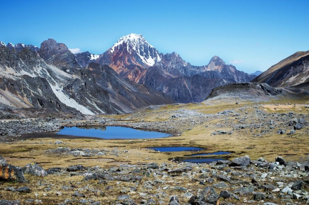 Col de Punta Tapush (4770m), Cordillère de Huayhuash, Pérou