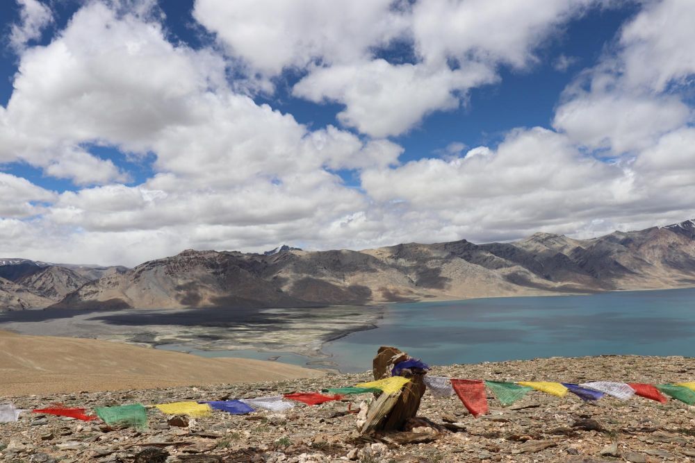 vue sur le lac Tso Moriri