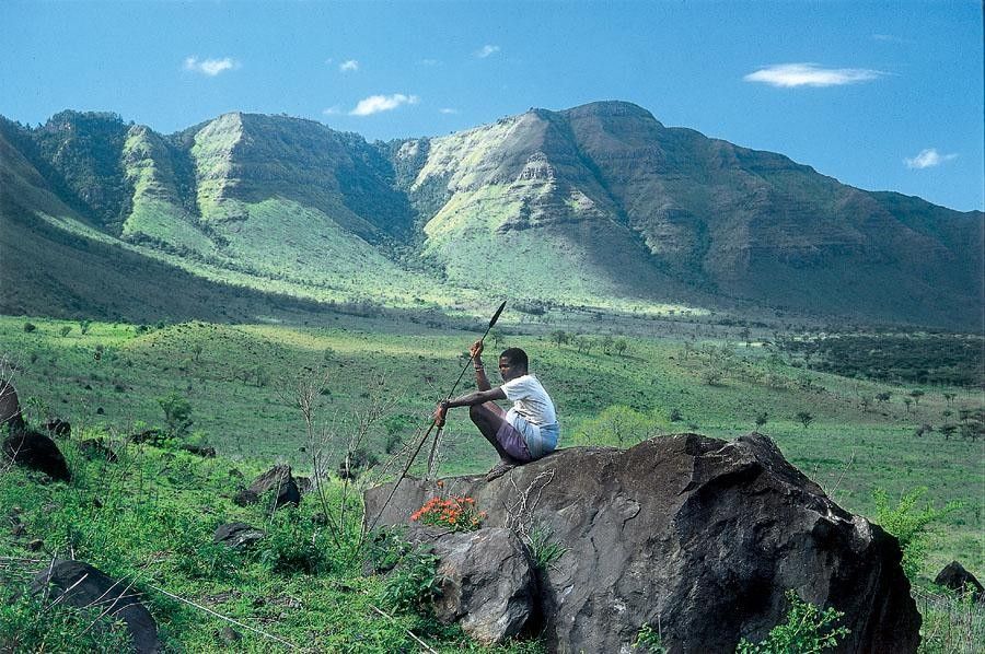 Samburu vue sur Matthews range