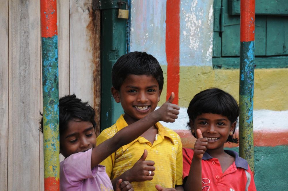 enfants souriants