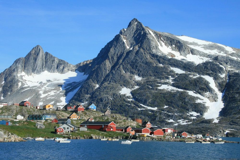 Village de Kuummiut au Groenland