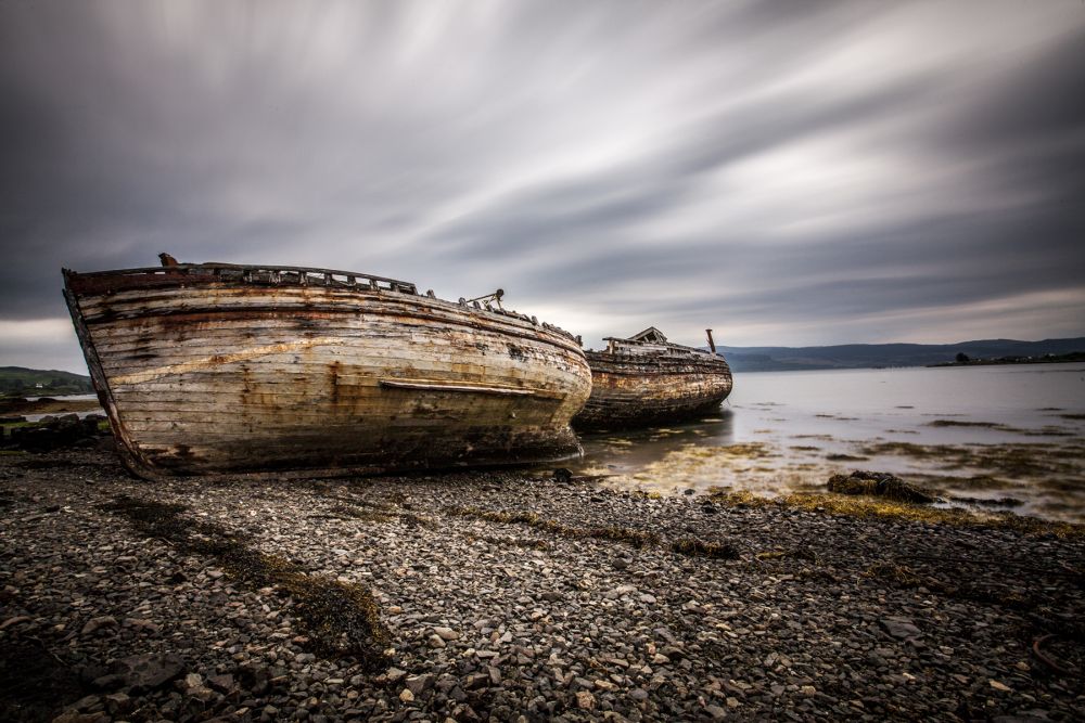 Épaves de bateaux Mull Ecosse