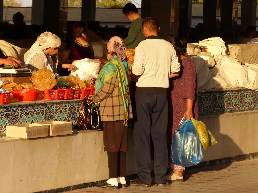 Au marché , Ouzbékistan