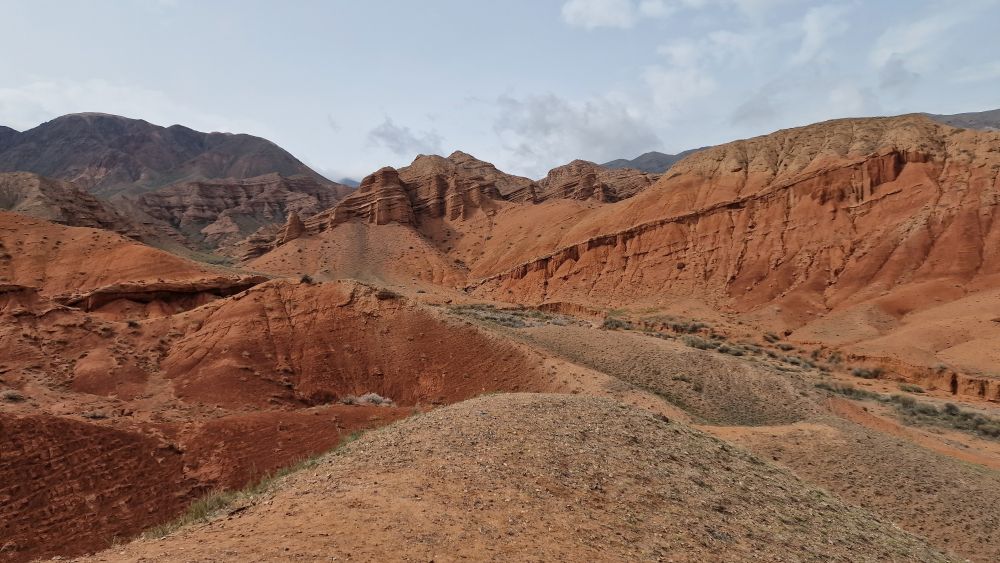 Les ocres du canyon de Konorchock