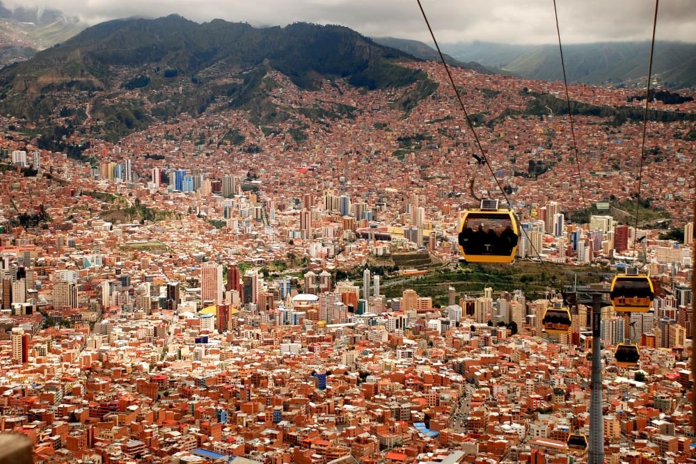 La tentaculaire la Paz et ses téléphériques