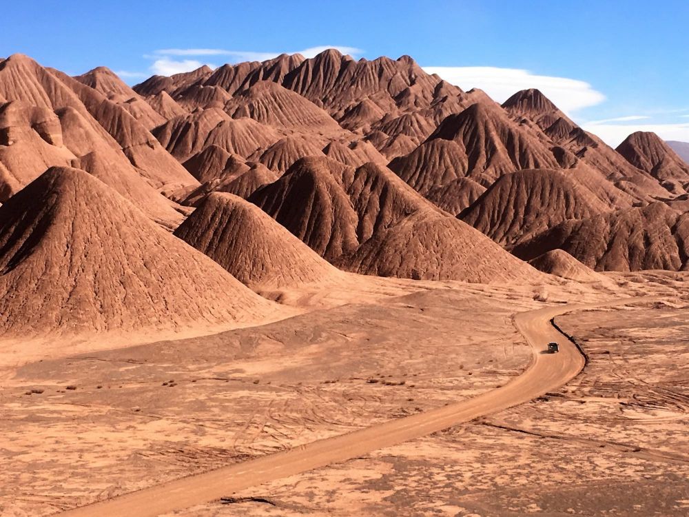 Désert d'Atacama en Argentine sur les pistes en direction de Tolar Grande