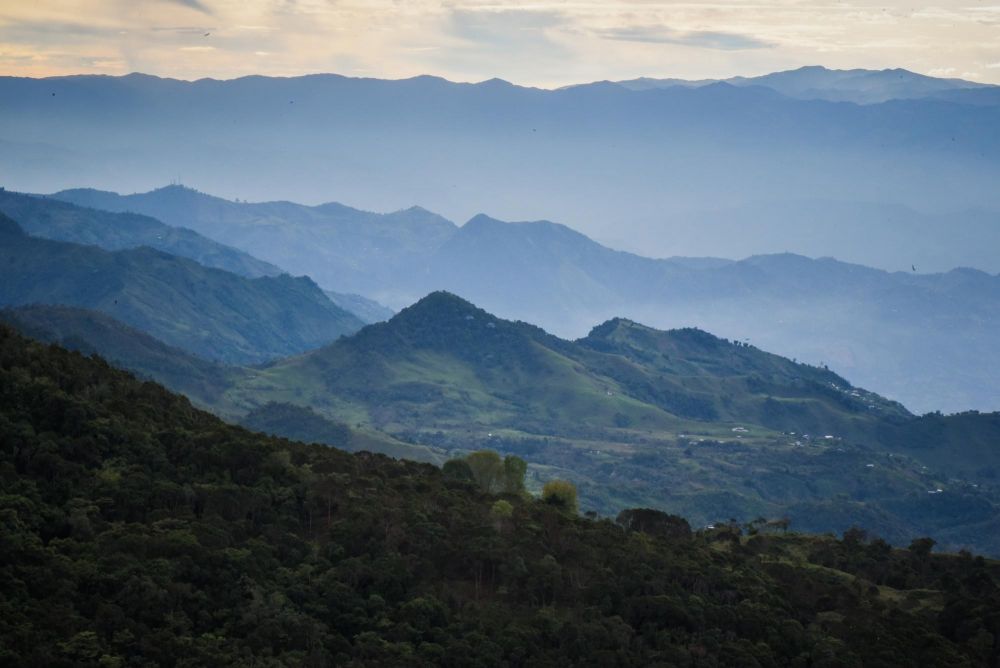 Cordillère des Andes occidentale, environ de Jardin