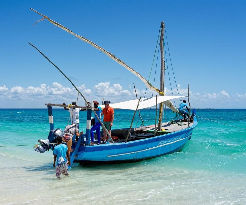 Dhow archipel Bazarutos Mozambique