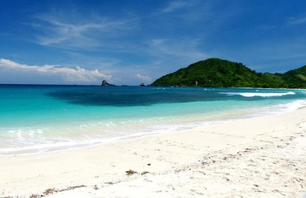 Plage de sable blanc