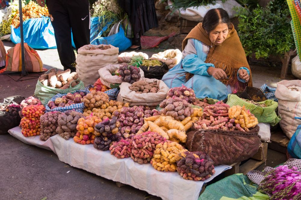 Au marché de Tarabuco