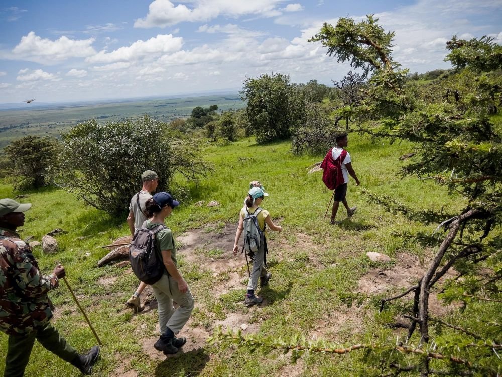 safari à pied Kenya