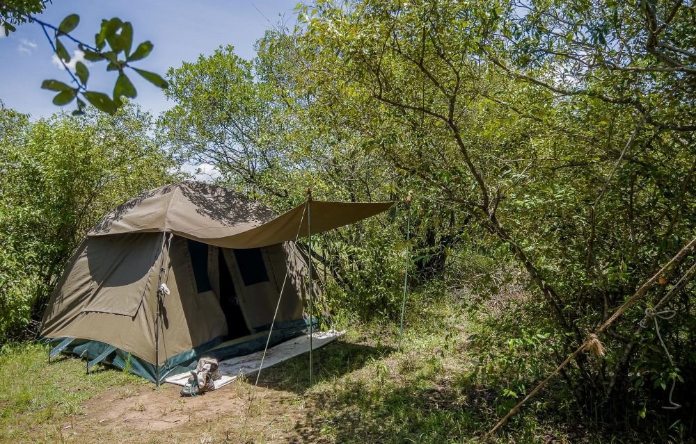 Bivouac et tente dôme Kenya