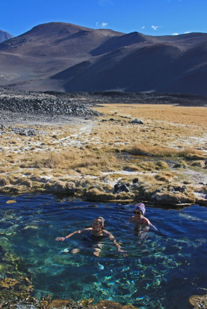 baignade dans les eaux chaudes en Argentine