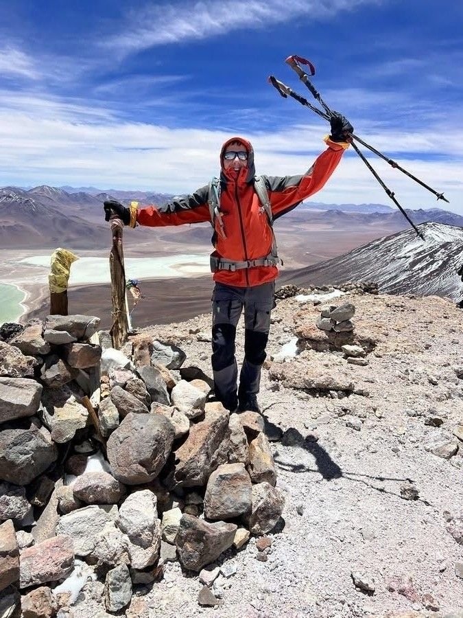 Au sommet du Licancabur dans le Sud-Lipez bolivien